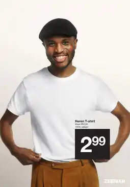 Zeeman Heren T-shirt aanbieding
