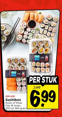 Vomar Voordeelmarkt Sushibox aanbieding
