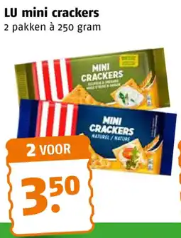 Poiesz LU mini crackers aanbieding