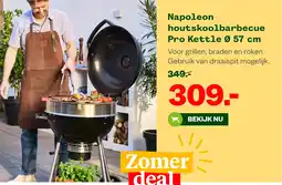 Welkoop Napoleon houtskoolbarbecuePro Kettle Ø 57 cm aanbieding