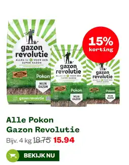 Welkoop Alle Pokon Gazon Revolutie aanbieding