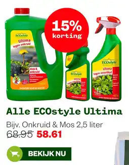 Welkoop Alle ECOstyle Ultima aanbieding