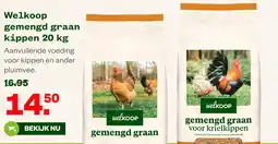 Welkoop Welkoop gemengd graan kippen 20 kg aanbieding
