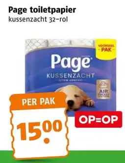 Poiesz Page toiletpapier aanbieding