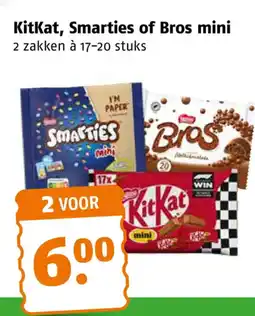 Poiesz KitKat, Smarties of Bros mini aanbieding