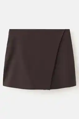 Wehkamp Mango skort donkerbruin aanbieding