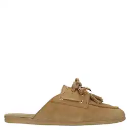 Wehkamp Manfield suède clogs beige aanbieding
