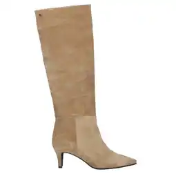 Wehkamp Babouche Mira-2 suède hoge laarzen beige aanbieding