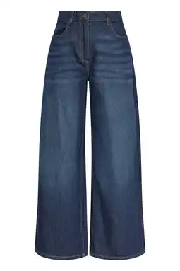 Wehkamp MSCH Copenhagen wide leg jeans dark blue denim aanbieding