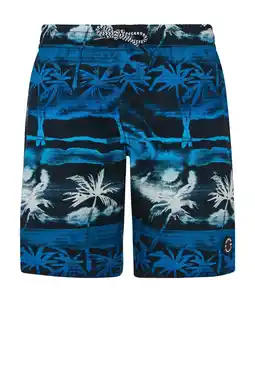 Wehkamp Protest zwemshort PRTSTONES JR blauw/zwart aanbieding