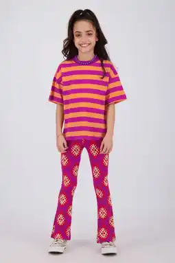 Wehkamp Vingino T-shirt fuchsia/oranje aanbieding