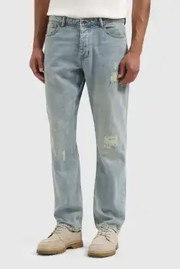 Wehkamp Pure Path Eric regular fit jeans blauw aanbieding