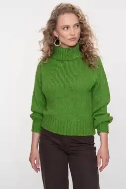 Wehkamp Geisha gebreide trui groen aanbieding