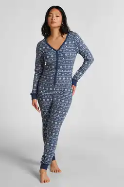 Wehkamp Hunkemöller onesie blauw aanbieding
