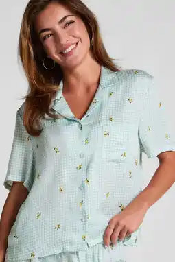 Wehkamp Hunkemöller pyjamatop lichtgroen aanbieding