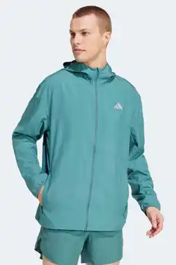 Wehkamp adidas Performance sportjack Run It turquoise aanbieding