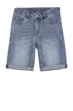 Wehkamp Indian Blue Jeans slim denim short medium blue denim aanbieding