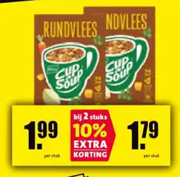 Nettorama Rundvlees cup soup aanbieding