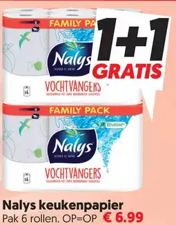 Dekamarkt Nalys keukenpapier aanbieding