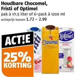 Poiesz Houdbare Chocomel, Fristi of Optimel aanbieding