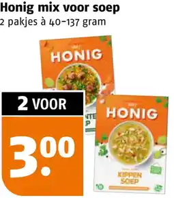 Poiesz Honig mix voor soep aanbieding