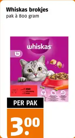 Poiesz Whiskas brokjes aanbieding