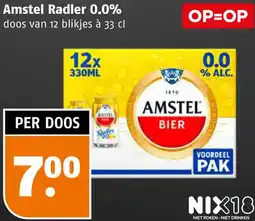 Poiesz Amstel Radler 0.0% aanbieding