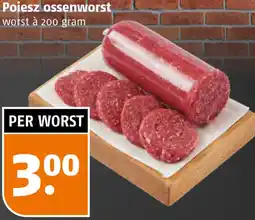 Poiesz Poiesz ossenworst aanbieding