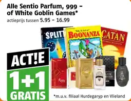 Poiesz Alle Sentio Parfum, 999 of White Goblin Games aanbieding