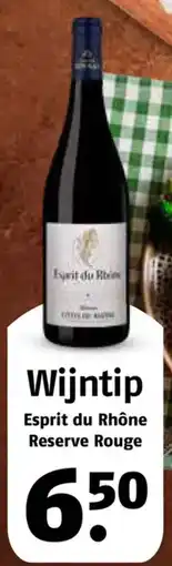 Poiesz Esprit du Rhône Reserve Rouge aanbieding