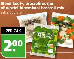 Poiesz Bloemkool, broccoliroosjes of wortel bloemkool broccoli mix aanbieding