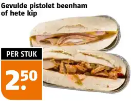 Poiesz Gevulde pistolet beenham of hete kip aanbieding