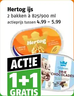 Poiesz Hertog ijs aanbieding