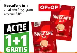 Poiesz Nescafe 3 in 1 aanbieding