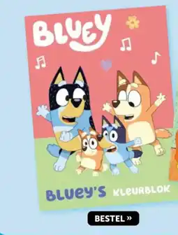 Boekenvoordeel Blueys kleurblok aanbieding