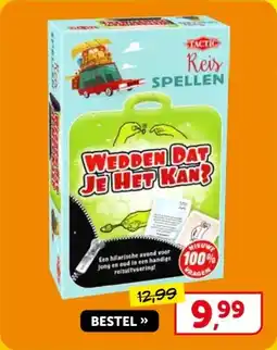 Boekenvoordeel Wedden dat je het kan reiseditie aanbieding