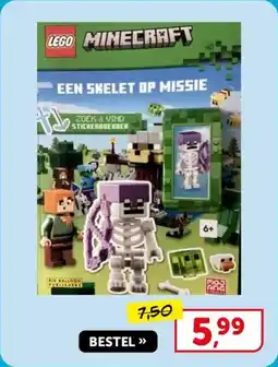Boekenvoordeel Lego Minecraft Een Skelet op missie aanbieding