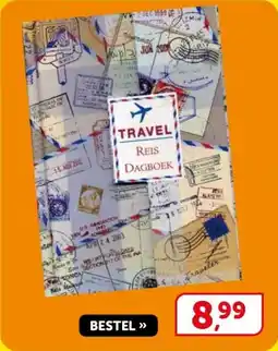 Boekenvoordeel Travel reisdagboek aanbieding