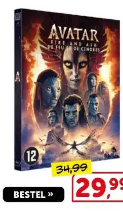 Boekenvoordeel Avatar fire and ash blu-ray aanbieding