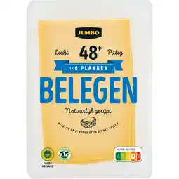 Jumbo Jumbo Kaas Belegen 48+ Plakken 190 g aanbieding