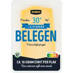 Jumbo Jumbo Kaas Belegen 30+ Plakken 190 g aanbieding