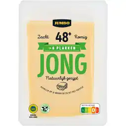 Jumbo Jumbo Kaas Jong 48+ Plakken 190 g aanbieding