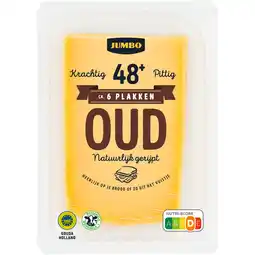 Jumbo Jumbo Kaas Oud 48+ Plakken 190 g aanbieding