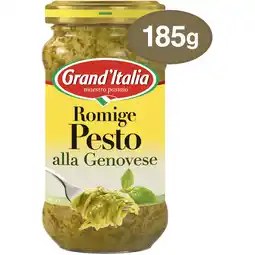 Jumbo Grand'Italia Romige Pesto alla Genovese 185 g aanbieding