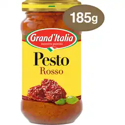 Jumbo Grand'Italia Pesto Rosso met Zongedroogde Tomaat 185g aanbieding