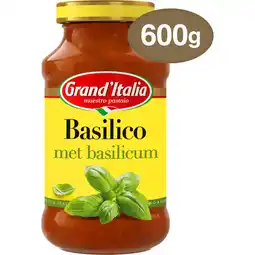 Jumbo Grand'Italia Pastasaus Basilico 600 g aanbieding