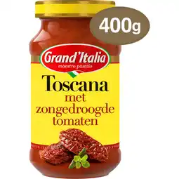 Jumbo Grand'Italia Toscana met Zongedroogde Tomaat Pastasaus 400g aanbieding
