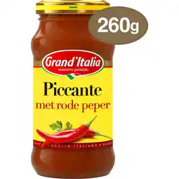 Jumbo Grand'Italia Piccante met Chilipeper Pastasaus 260g aanbieding
