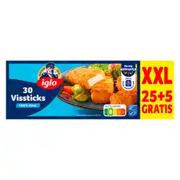 Jumbo Iglo Vissticks XXL 25+5 Gratis 840 g aanbieding
