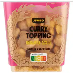 Jumbo Jumbo Curry Topping Indiase Stijl 60 g aanbieding